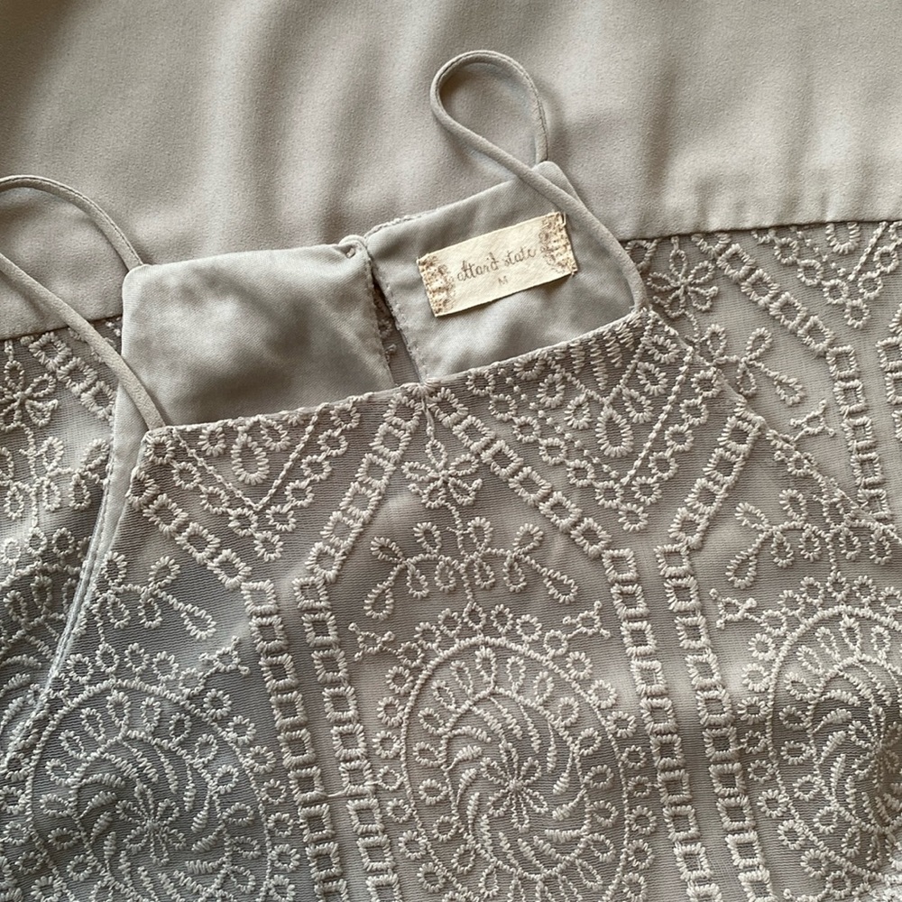 Altar’d State Medium Gray Halter Tank Top